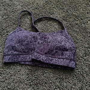 lululemon floral sports bra